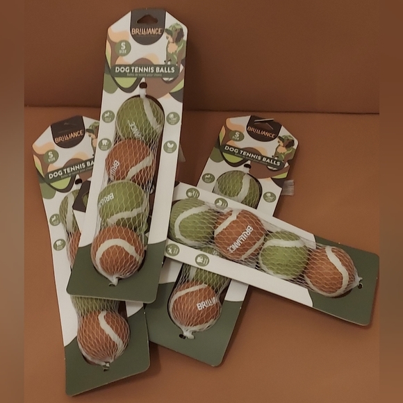 Mini Tennis Balls for Small Dogs Train Fetch Dog Toys Size Small Designer Colors - Picture 11 of 11